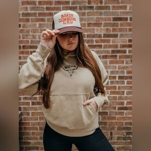 Upcycled Hoodie With Morgan Wallen Logo MEDIUM American Eagle
